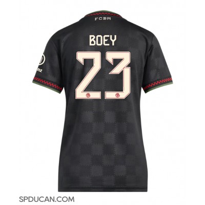 Zenski Nogometni Dres Bayern Munich Sacha Boey #23 Rezervni 2025-26 Kratak Rukav Zenski Nogometni Dres Bayern Munich Sacha Boey #23 Rezervni 2025-26 Kratak Rukav